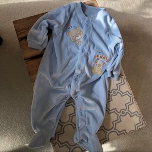 Light blue onesie 6-9 months